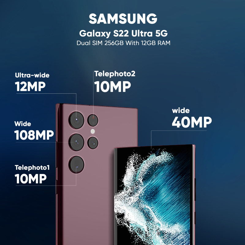 گوشی موبایل سامسونگ مدل Galaxy S22 Ultra 5G