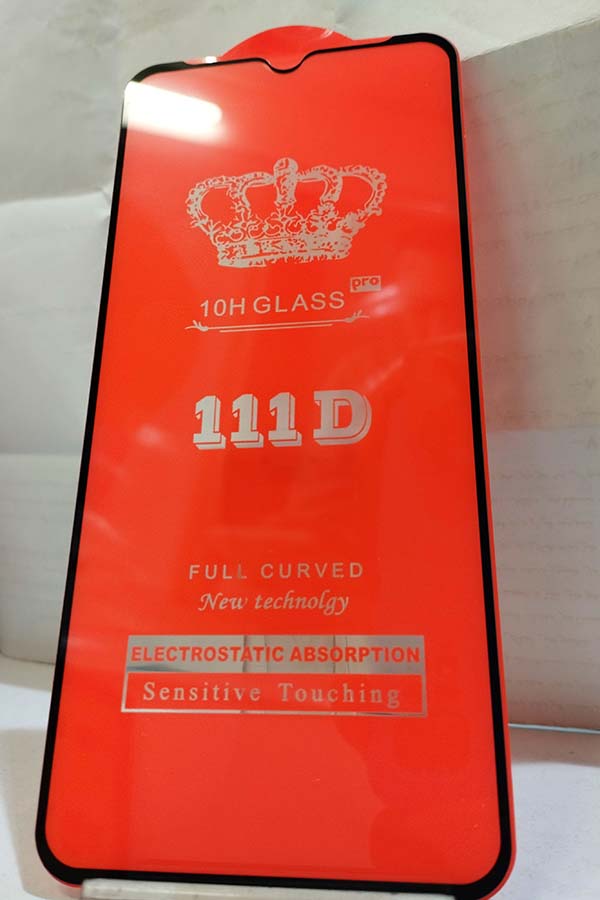 محافظ صفحه نمایش تمام صفحه شیشه ای 111 دی مناسب گوشی موبایل جی پلاس مدل Q20