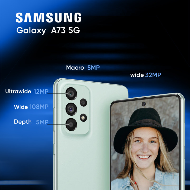 گوشی موبایل سامسونگ مدل  Galaxy A73 5G SM-A736B/DS دو سیم کارت ظرفیت 128 گیگابایت و رم 8 گیگابایت