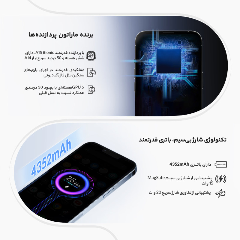 گوشی موبایل اپل مدل iPhone 13 Pro CH/A دو سیم‌ کارت